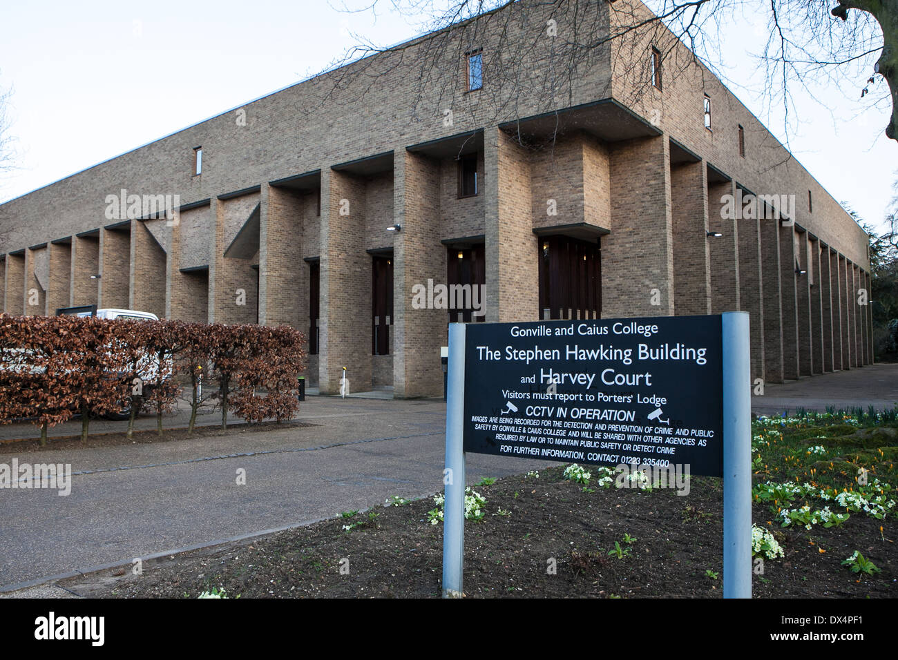 Le Stephen Hawking au Gonville et Caius College, Université de Cambridge Village Newnham Banque D'Images