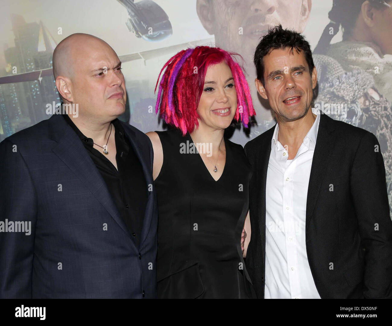 Andy Wachowski, Lana Wachowski, Tom Tykwe l 'Cloud Atlas' Los Angeles Premiere tenue au Grauman's Chinese Theatre de Los Angeles, Californie - 24.10.12 Avec : Andy Wachowski, Lana Wachowski, Tom Tykwe Où : Hollywood, California, United States Quand : 24 Oct 2012 Banque D'Images