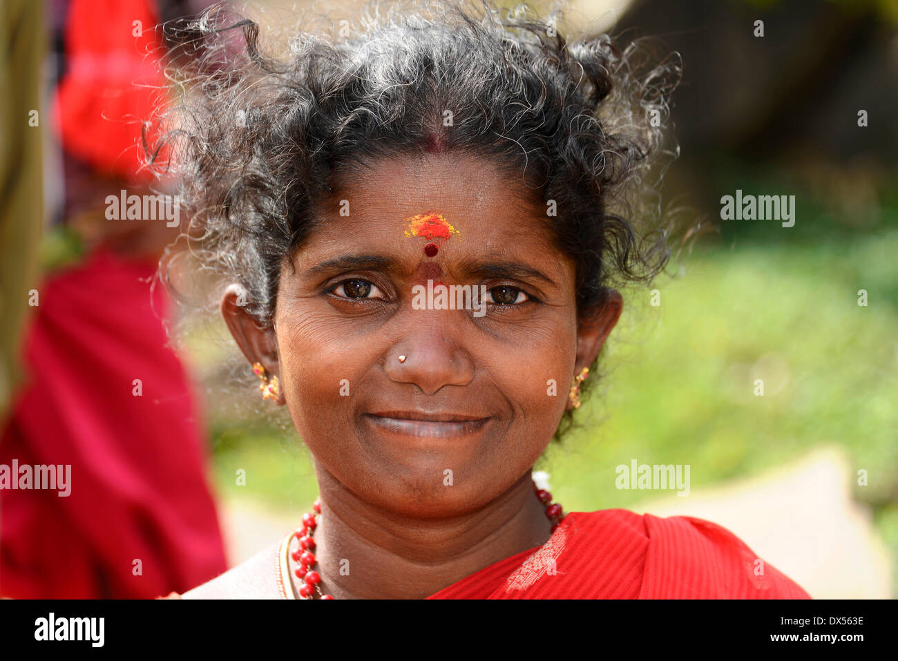 Femme indienne, Tamil Nadu, Inde Banque D'Images