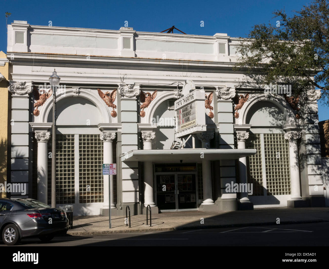 Théâtre de l'État, Central Avenue, St Petersburg, FL, USA Banque D'Images