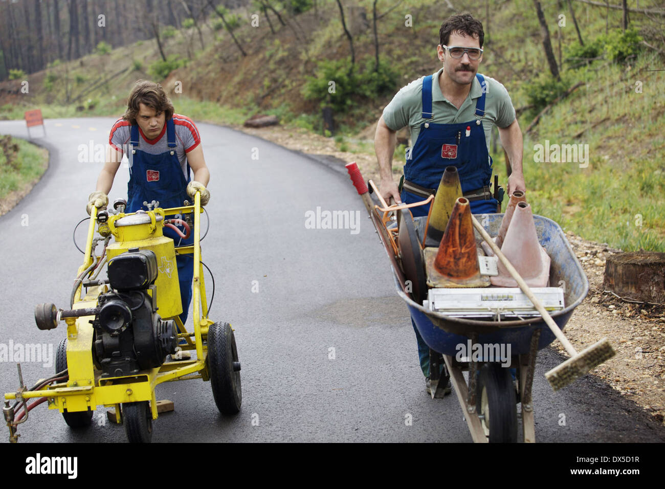 DAVID GORDON GREEN (DIR) PAUL RUDD Emile Hirsch Banque D'Images