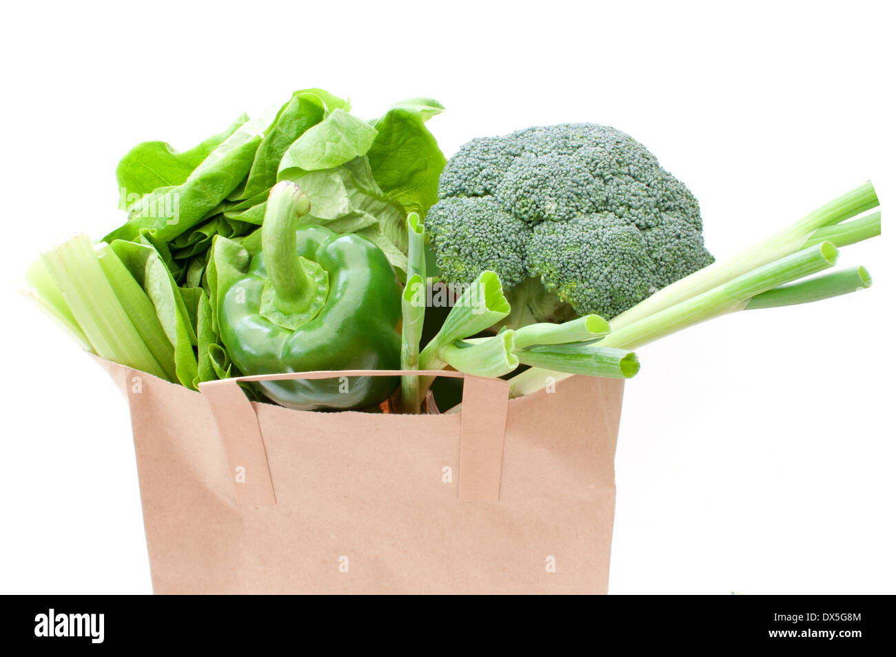 L'épicerie de légumes verts Banque D'Images