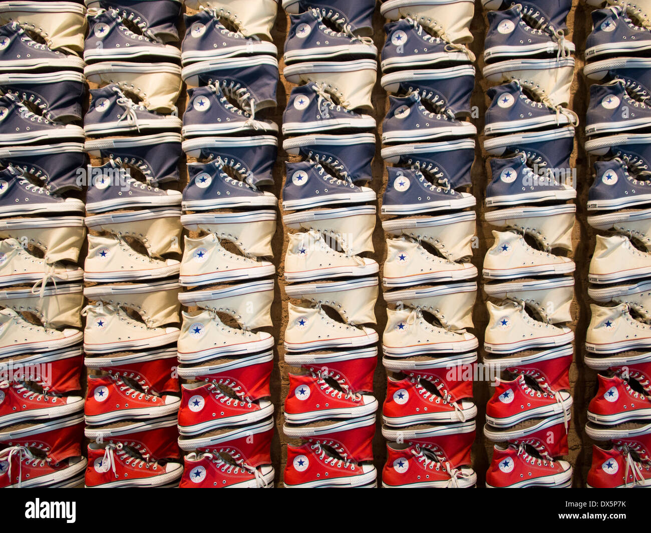 Converse All Star, New York Banque D'Images