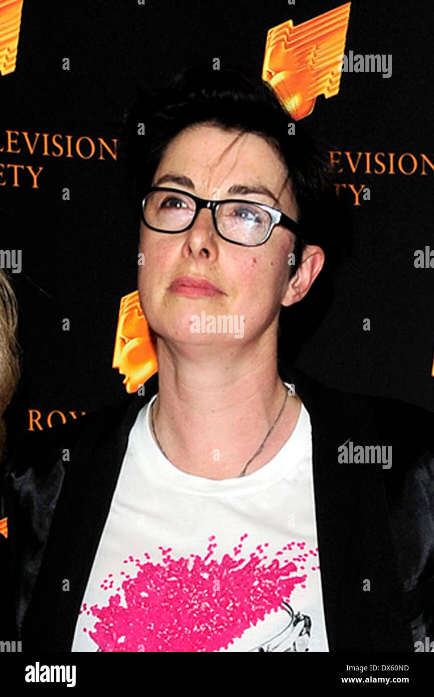 Sue Perkins assiste à la Royal Television Society Awards Progremme du Grosvenor House Londres.Mardi 18 Mars 2014 Banque D'Images