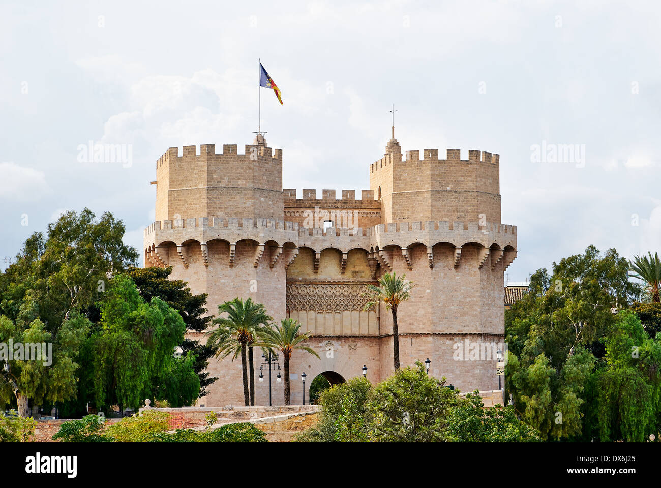 Tours de quart des coups de Valencia Espagne Banque D'Images