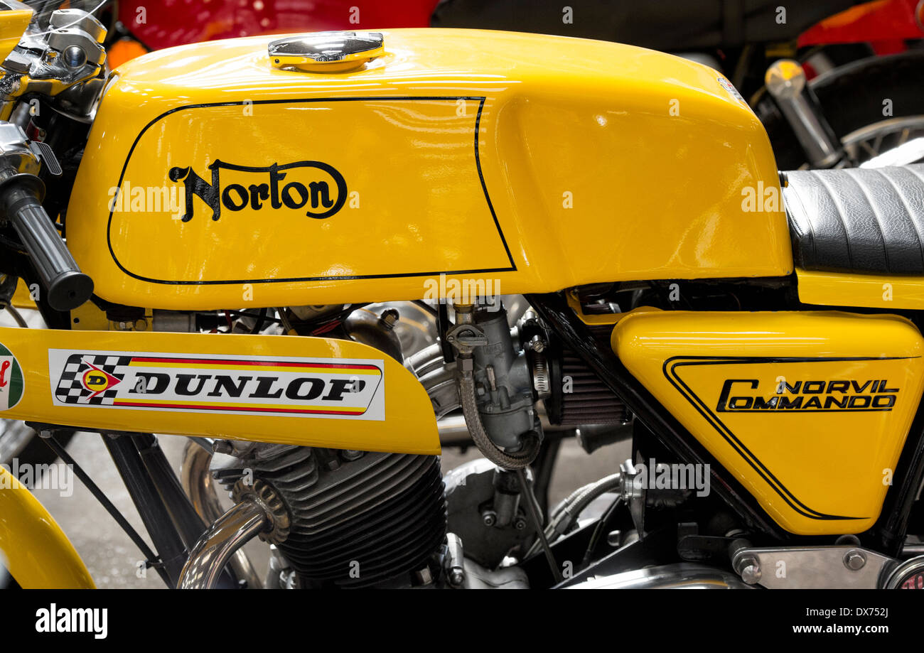 1972 Norvil Production Commando Racer. Moto Norton Banque D'Images