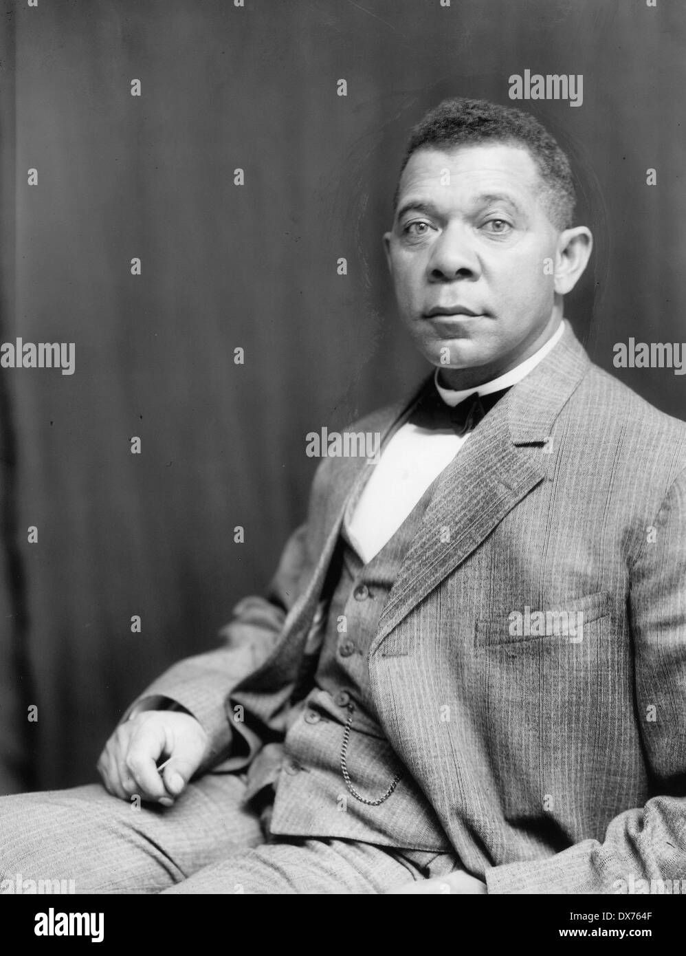 BOOKER T. WASHINGTON (1856-1915), éducateur et auteur afro Banque D'Images