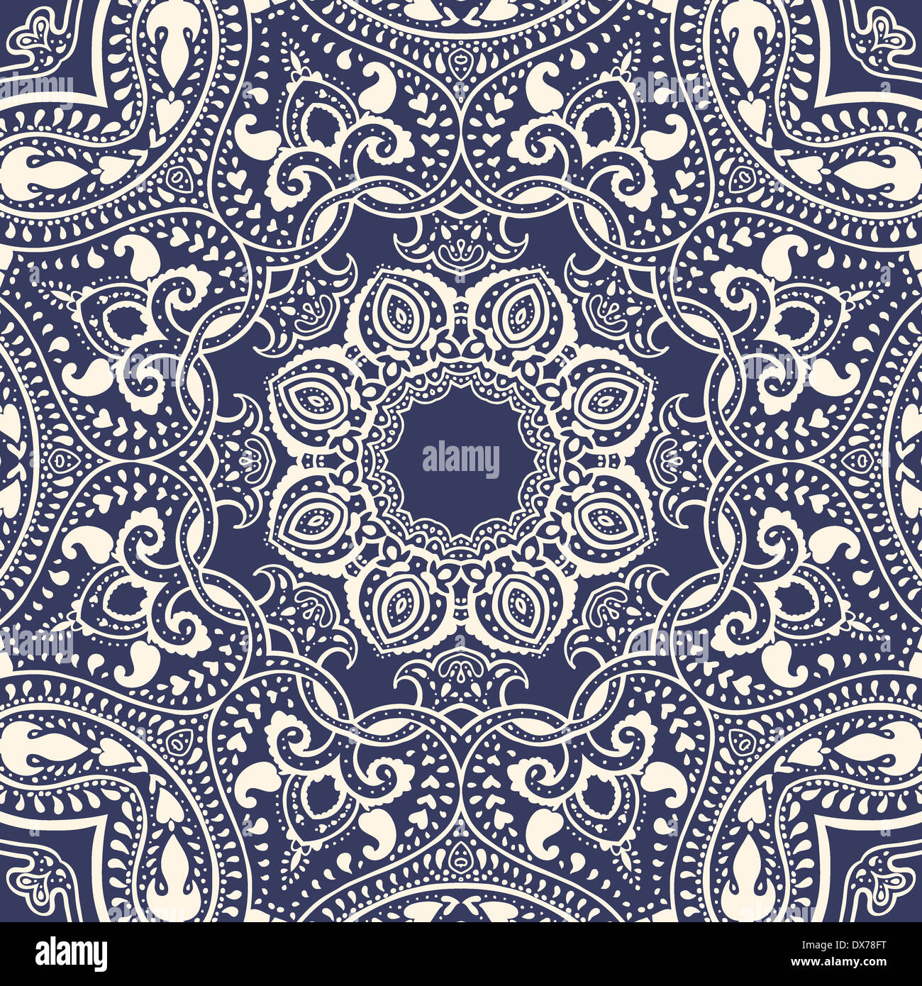 Mandala. Indian motif décoratif. Banque D'Images