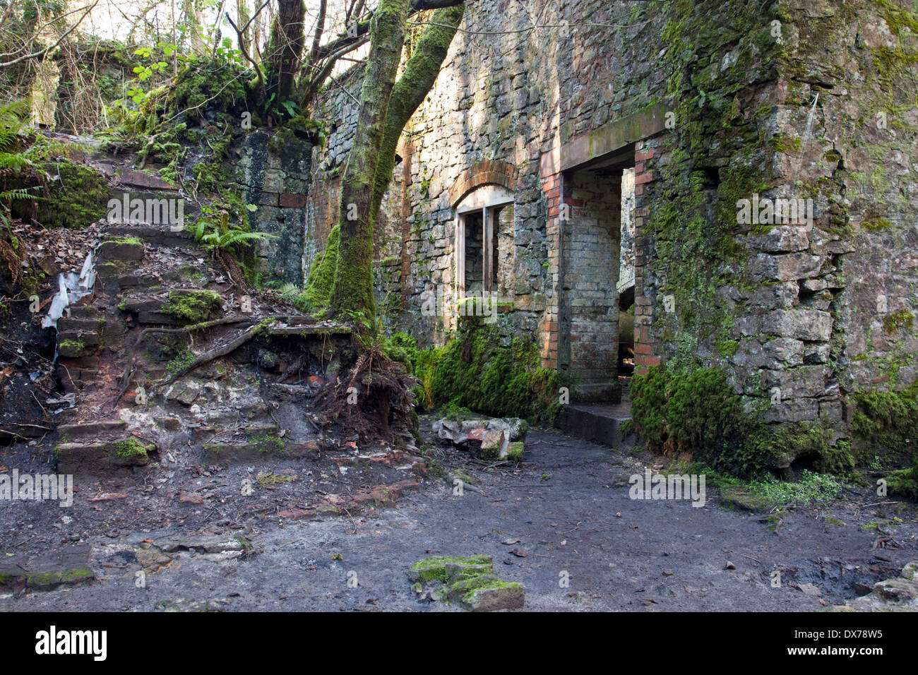 Fussell Old Iron Works, Mells, Somerset, Angleterre, Royaume-Uni Banque D'Images