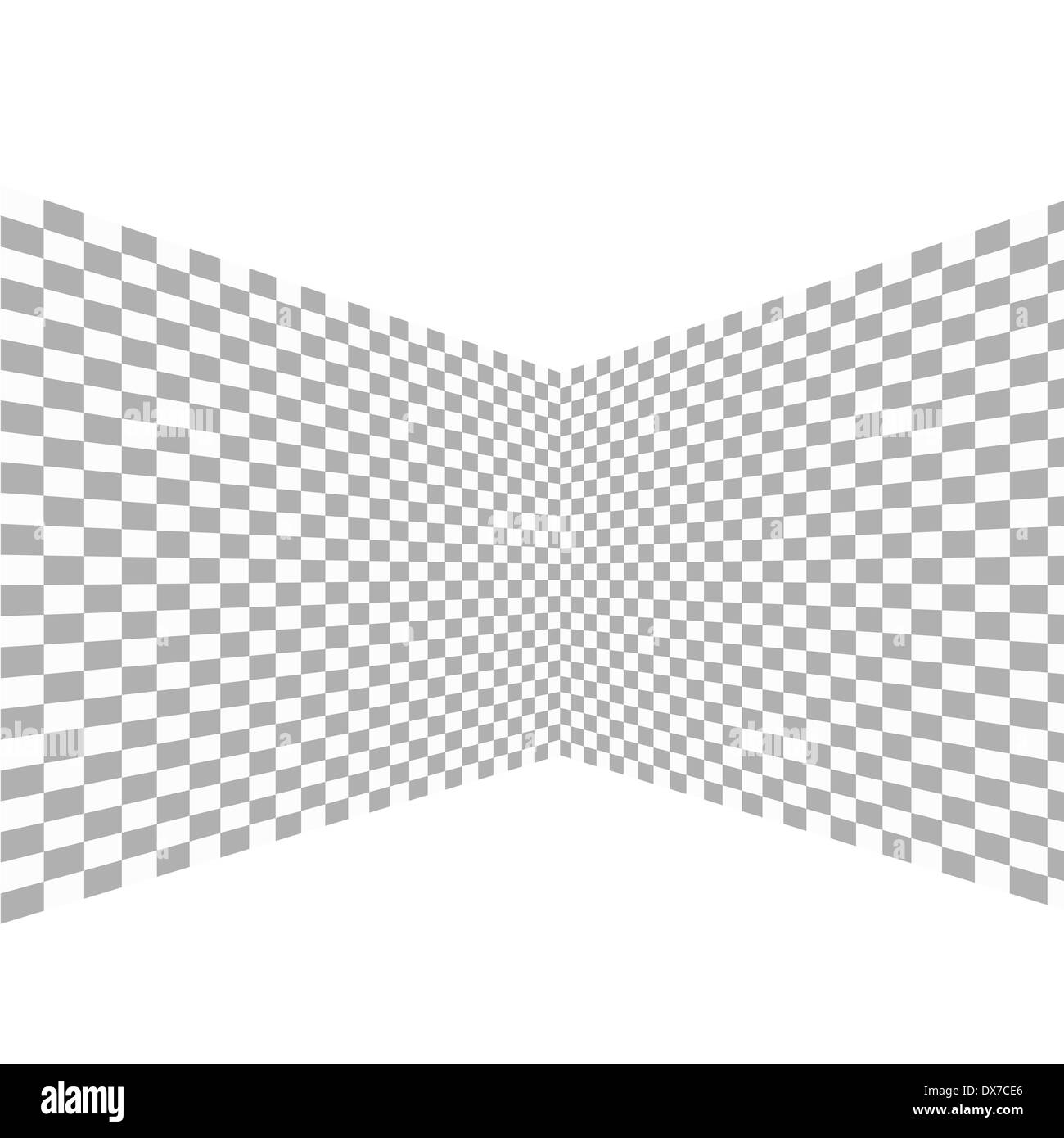 Une illustration en deux dimensions standard checkered background Banque D'Images