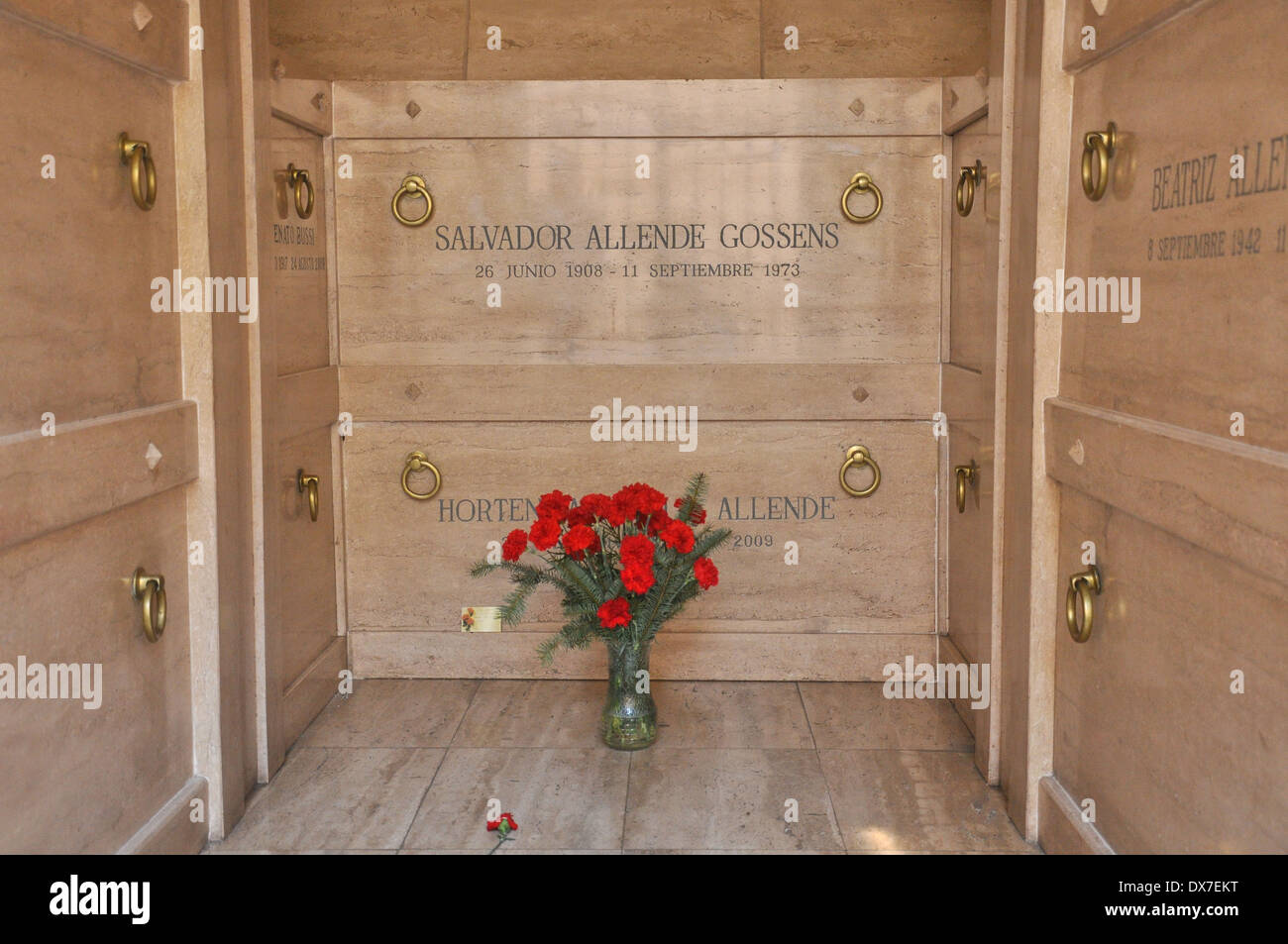 Tombe de l'ancien président chilien Salvador Allende, Santiago, Chili