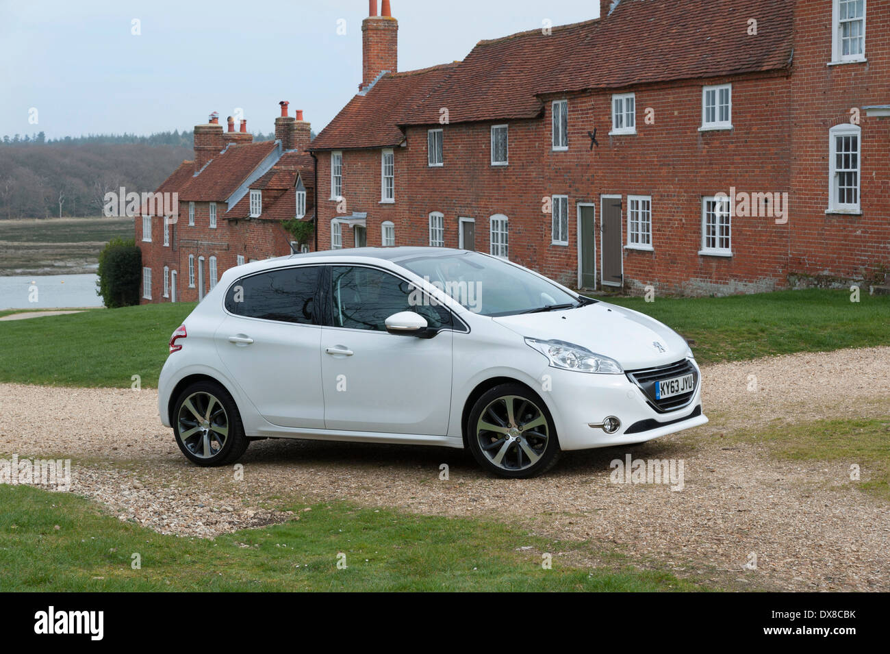 2014 Peugeot 208 HDi Feline Banque D'Images