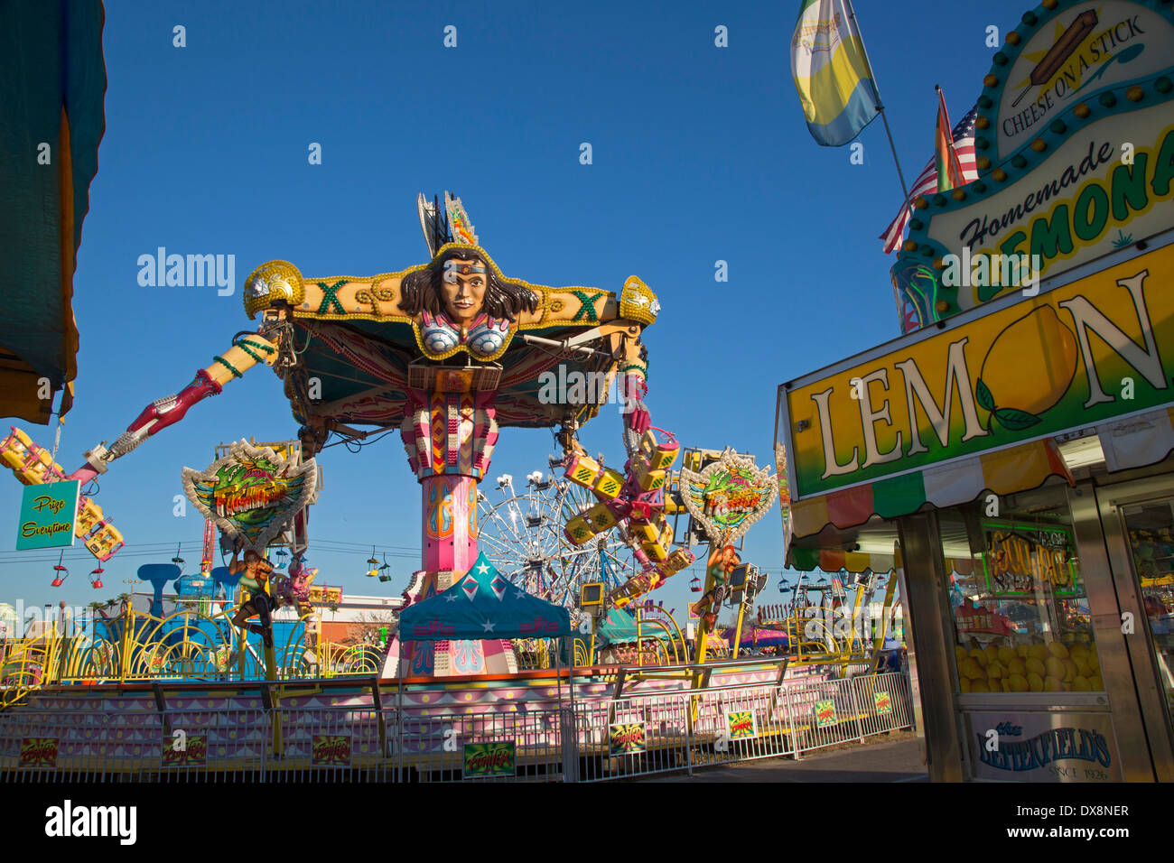 Tampa, Floride - Balade à la foire de l'État de Floride. Banque D'Images