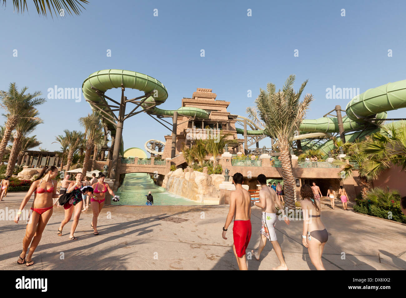Parc aquatique Aquaventure Dubaï, la Tour de Poséidon ride, Atlantis