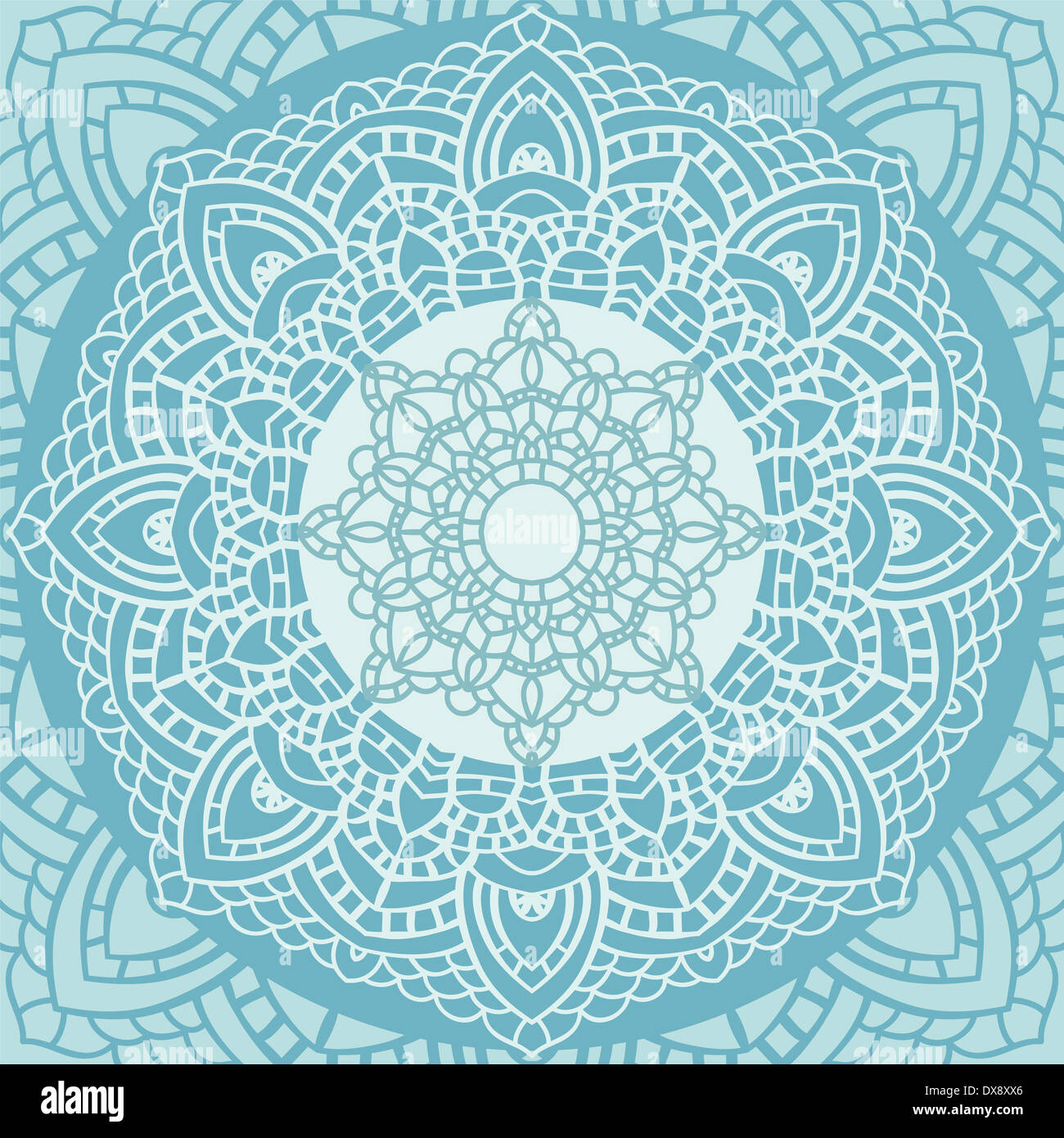 Ornement de dentelle indien. Banque D'Images