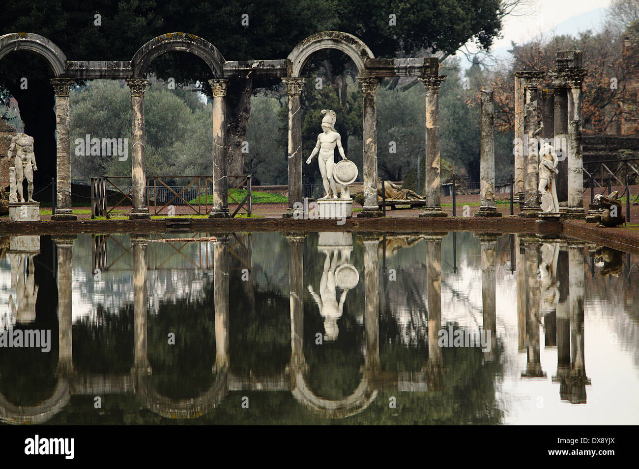 Canopo, Villa Adriana Banque D'Images