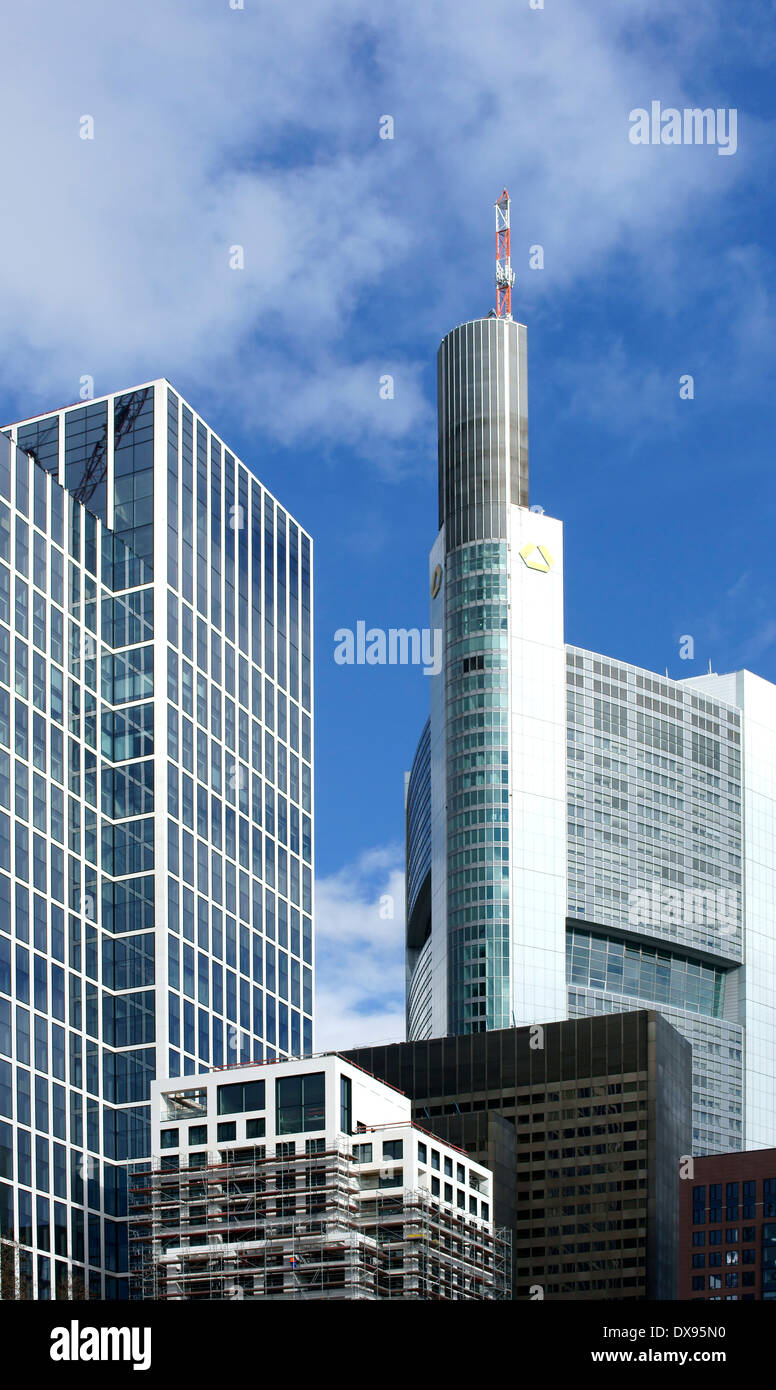 La Commerzbank Frankfurt Banque D'Images