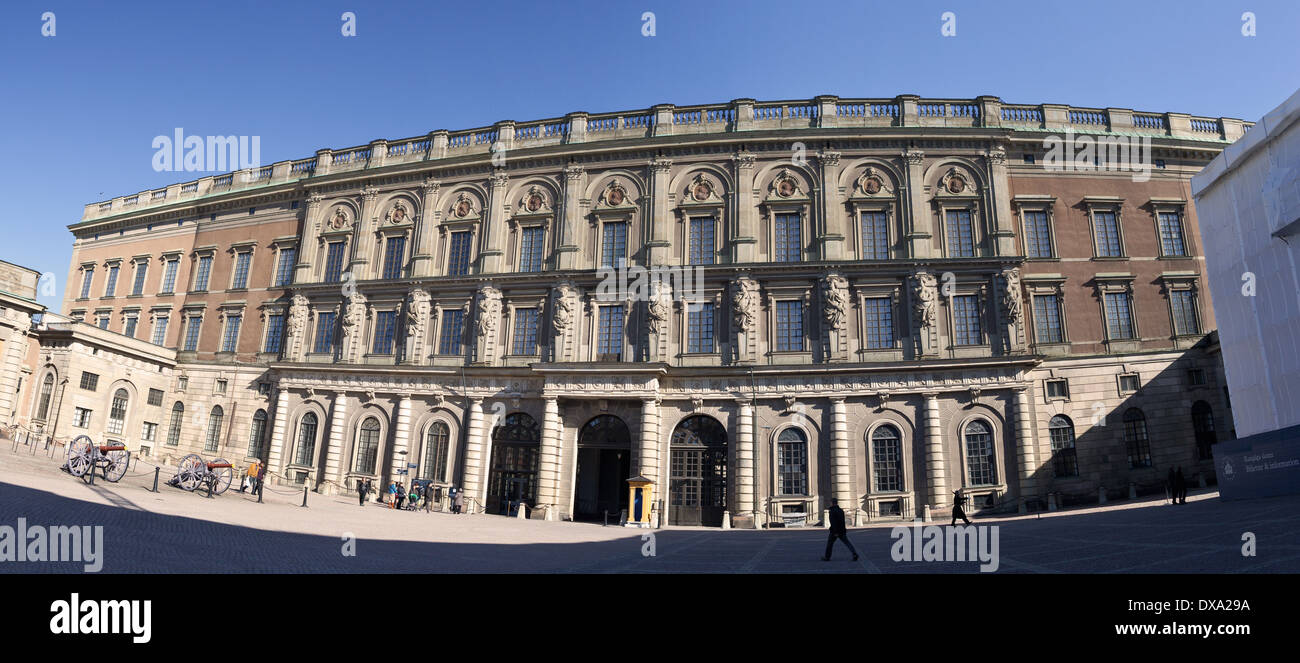 Stockholm, Suède - Kungliga Slottet (le Palais Royal), Gamla Stan Banque D'Images