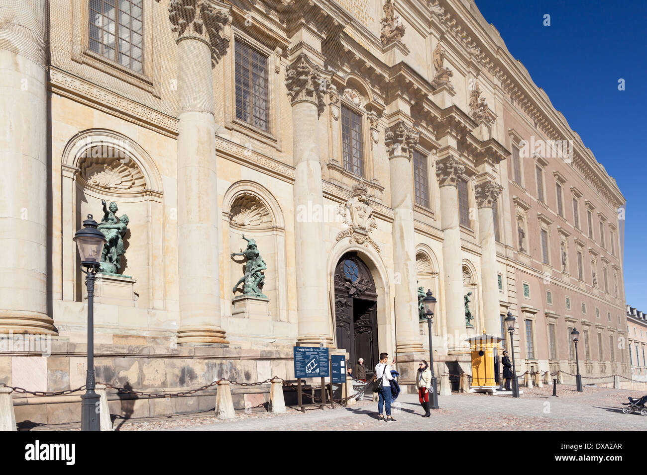 Stockholm, Suède - Kungliga Slottet (le Palais Royal), Gamla Stan Banque D'Images