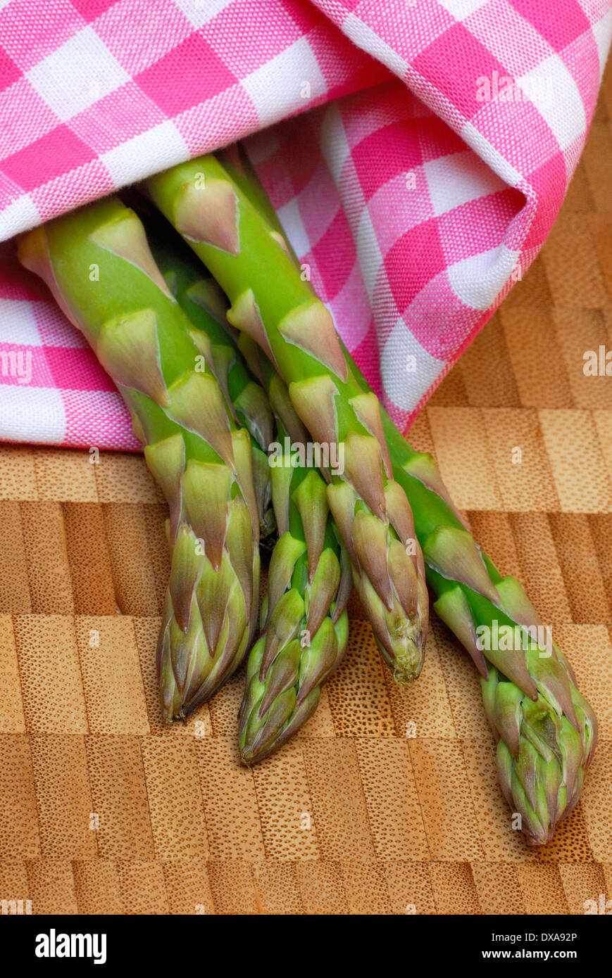 Asperges vertes Banque D'Images