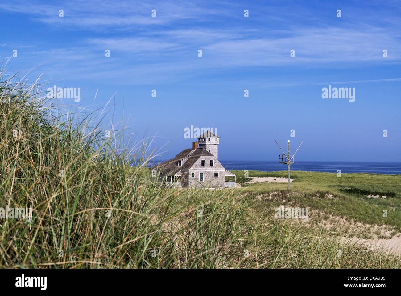 Vieux Port Life Saving Station Museum, Race Point Beach, Cape Cod, Massachusetts, USA Banque D'Images