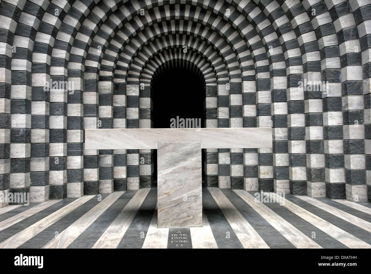 L'église San Giovanni Battista, Mogno Banque D'Images