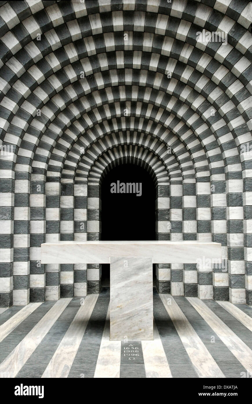 L'église San Giovanni Battista, Mogno Banque D'Images