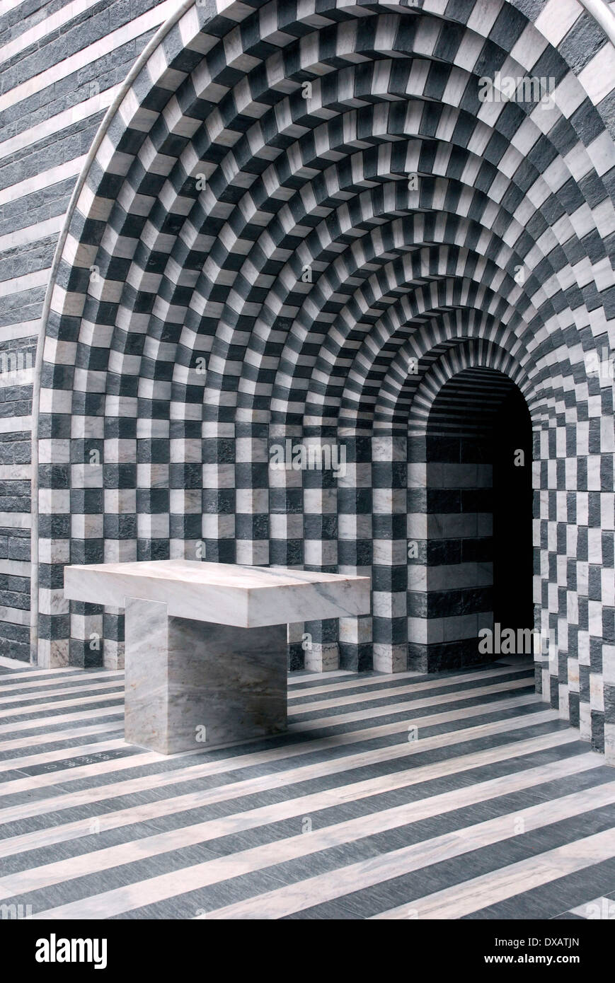 L'église San Giovanni Battista, Mogno Banque D'Images