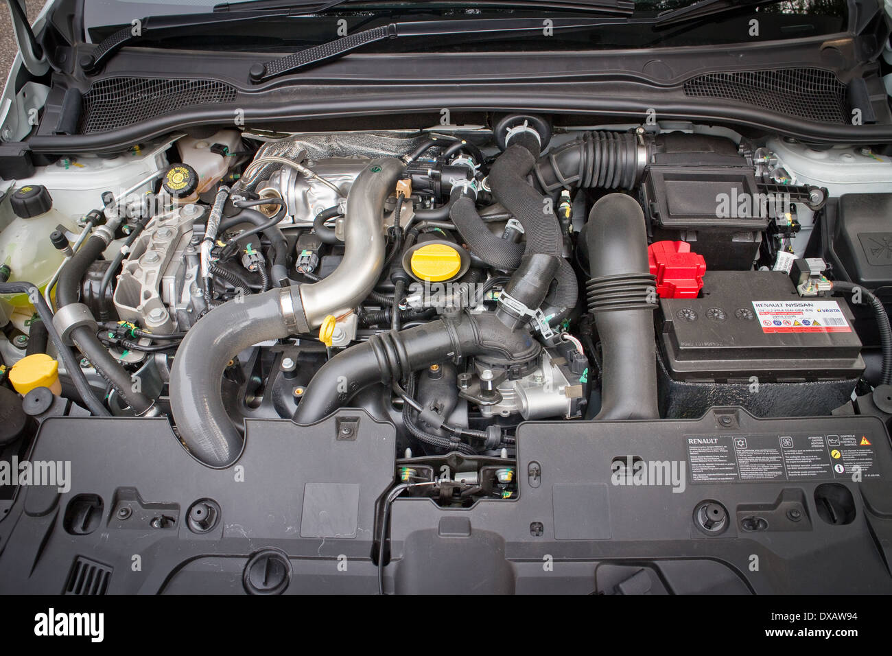 Mazda 6 modèle 2014 de couleur rouge Banque D'Images