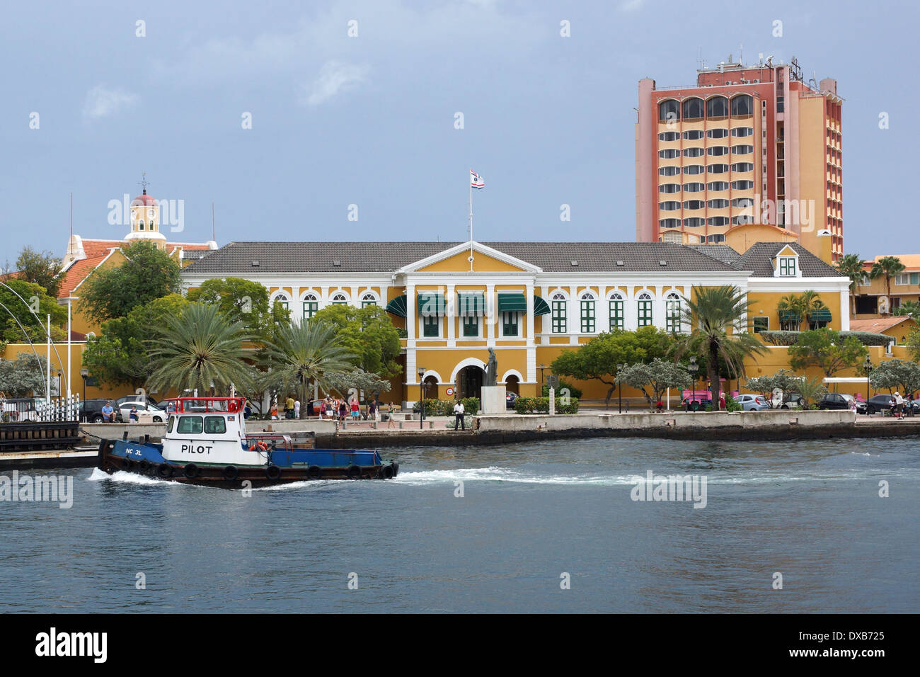 Fort Amsterdam, Willemstad, Curaçao, Îles ABC Banque D'Images