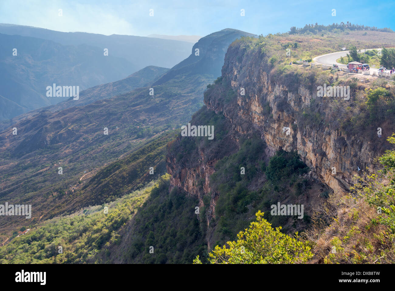 Voir de près de Canyon Chicamocha Bucaramanga Santander, Colombie Banque D'Images