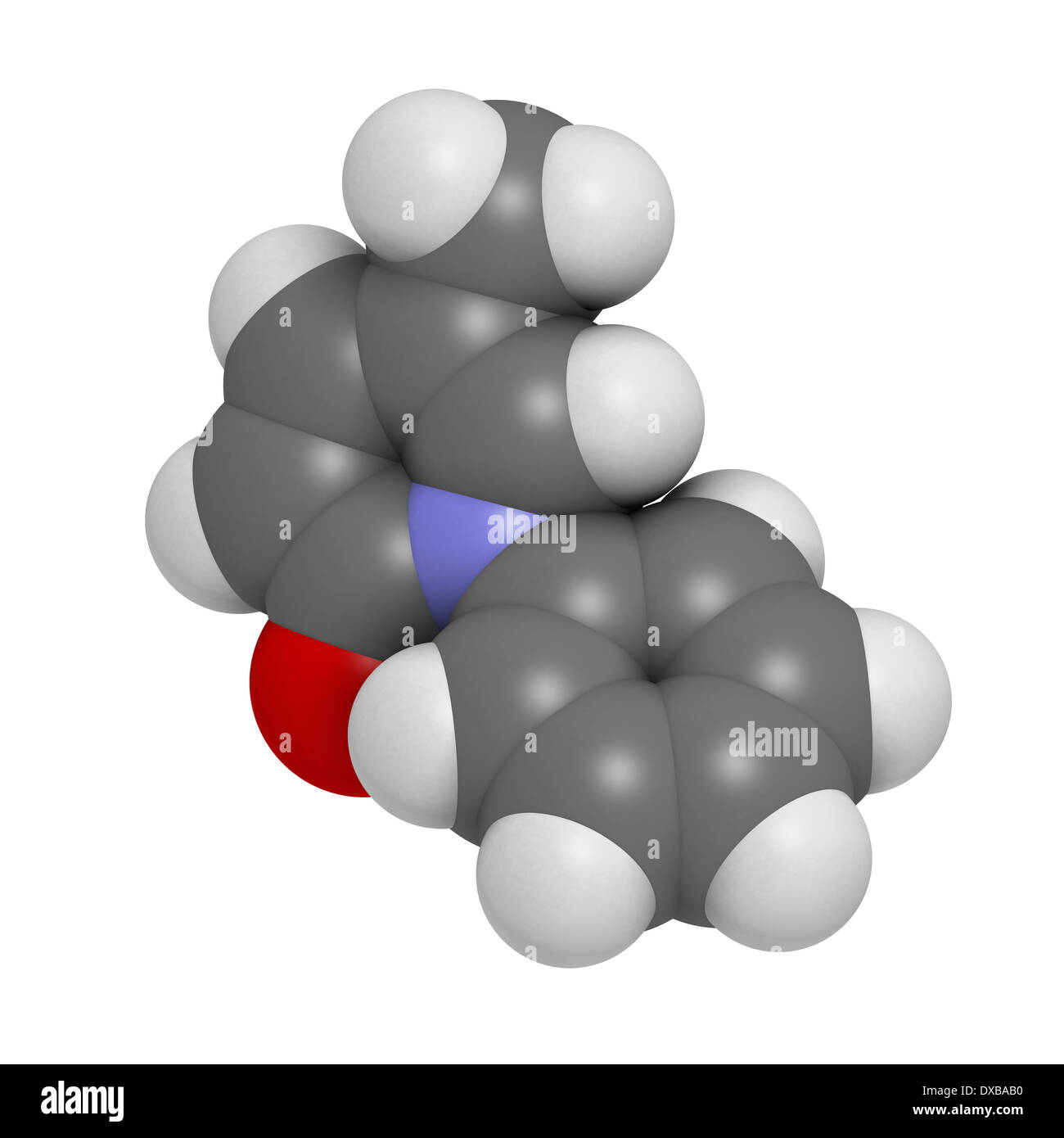 La pirfénidone la fibrose pulmonaire idiopathique (FPI) molécule pharmaceutique. IPF est une rare maladie pulmonaire. Banque D'Images