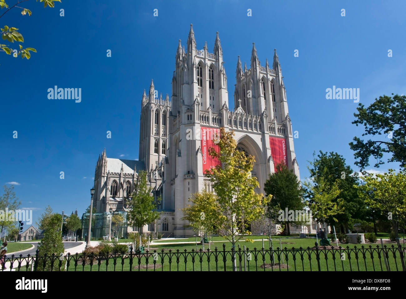 La Cathédrale Nationale, la Cathédrale Saint Pierre et Saint Paul, Washington, D.C., USA. Banque D'Images