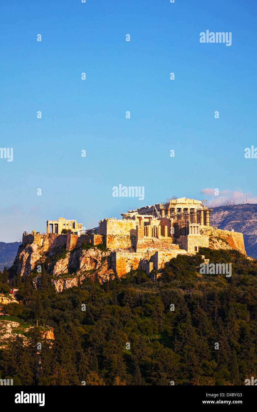 Acropole à Athènes, Grèce sur une journée ensoleillée Banque D'Images