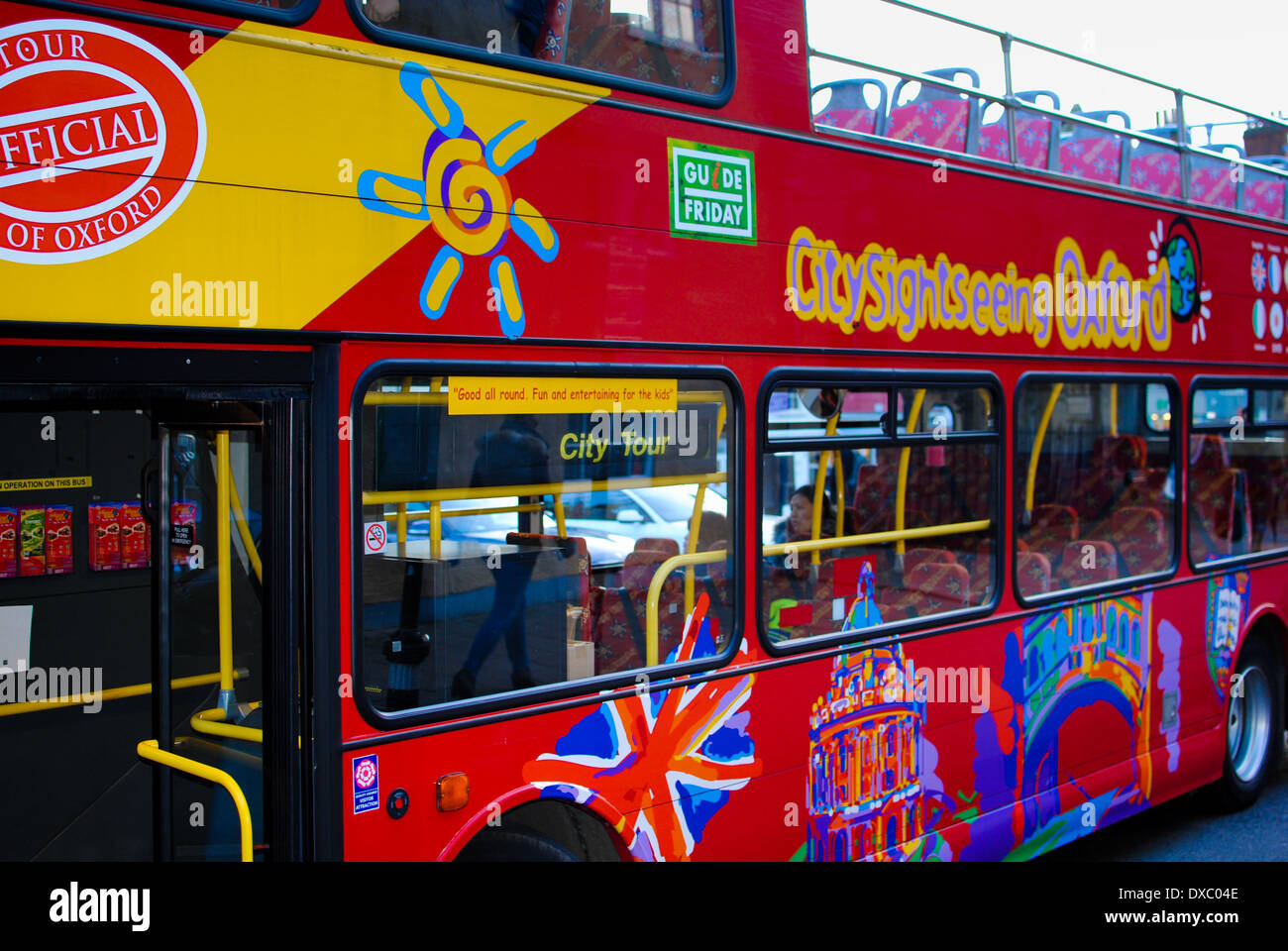 Autobus de tournée en Angleterre Oxford UK Banque D'Images