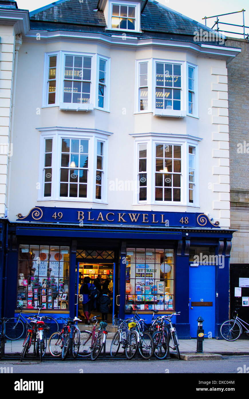 Blackwell Book Shop Oxford England UK Banque D'Images