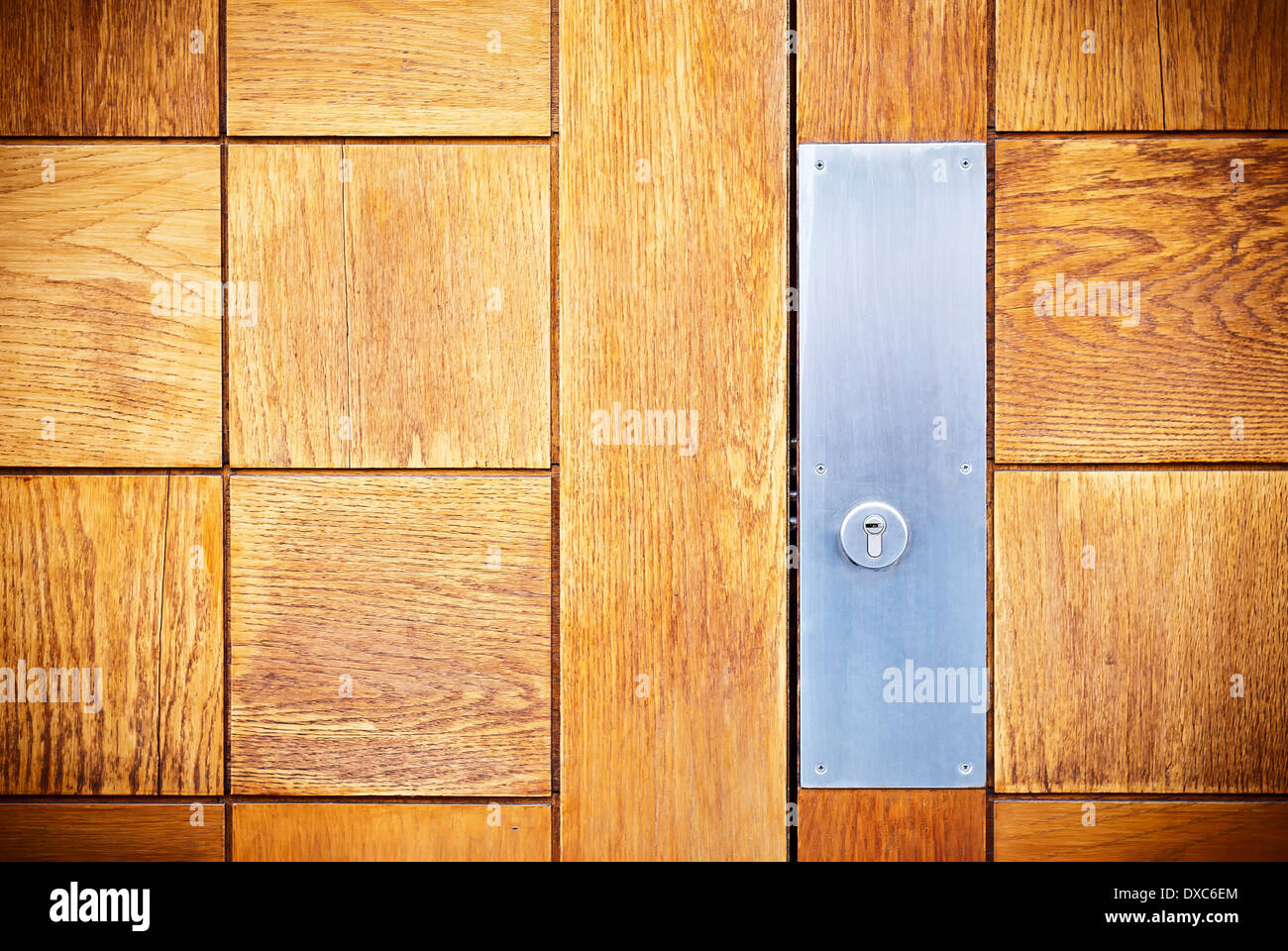 Gros plan porte Banque D'Images