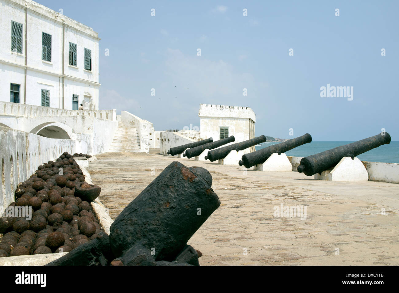 Fort des esclaves de Cape Coast au Ghana , Banque D'Images