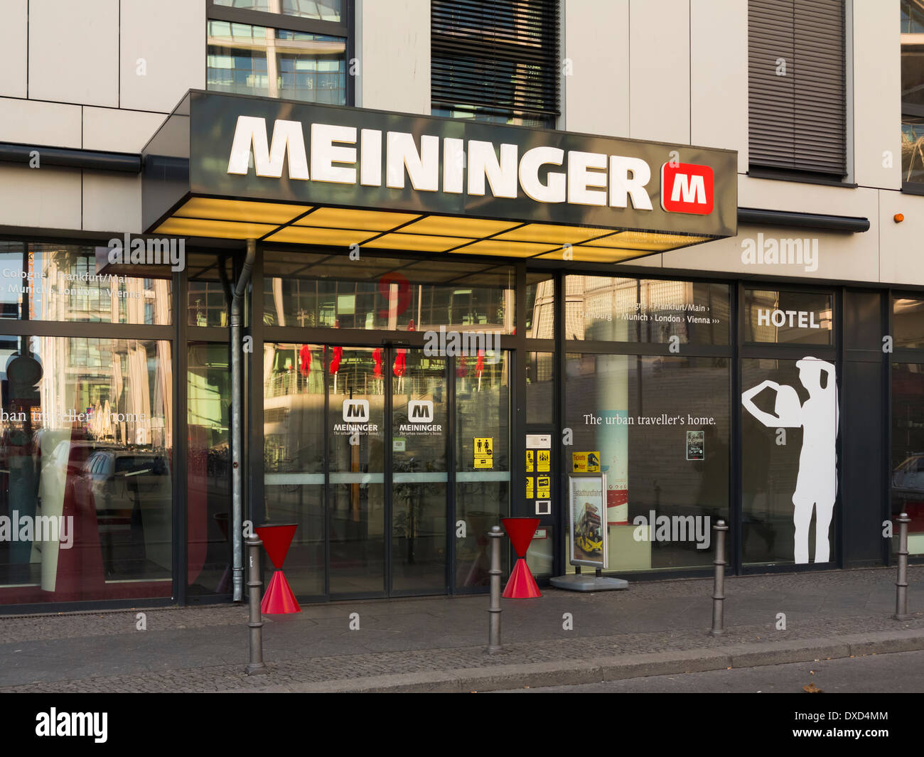 Meininger, Berlin, Allemagne, Europe - le célèbre hôtel hostel Banque D'Images