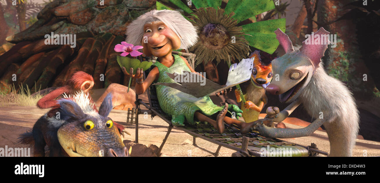 Les Croods Banque D'Images