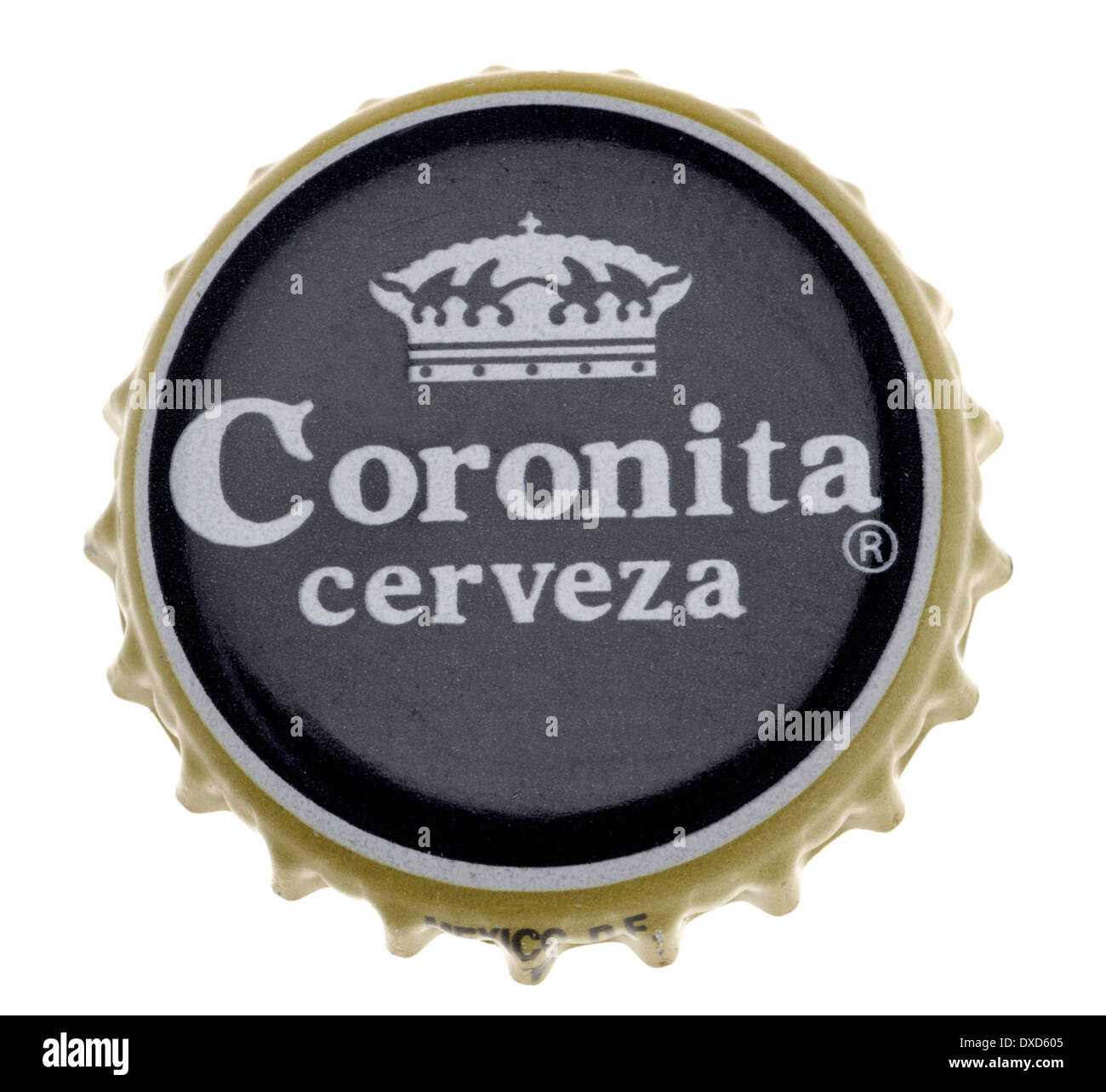 Bouchon de bouteille de bière - Coronita / Corona (Espagne) Banque D'Images