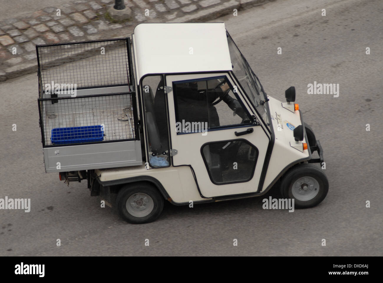Camion électrique. Banque D'Images