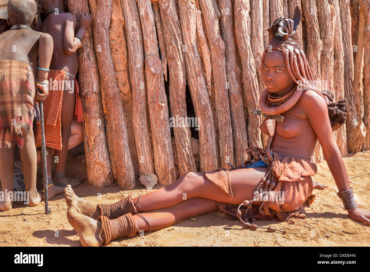 Femme Himba Banque D'Images