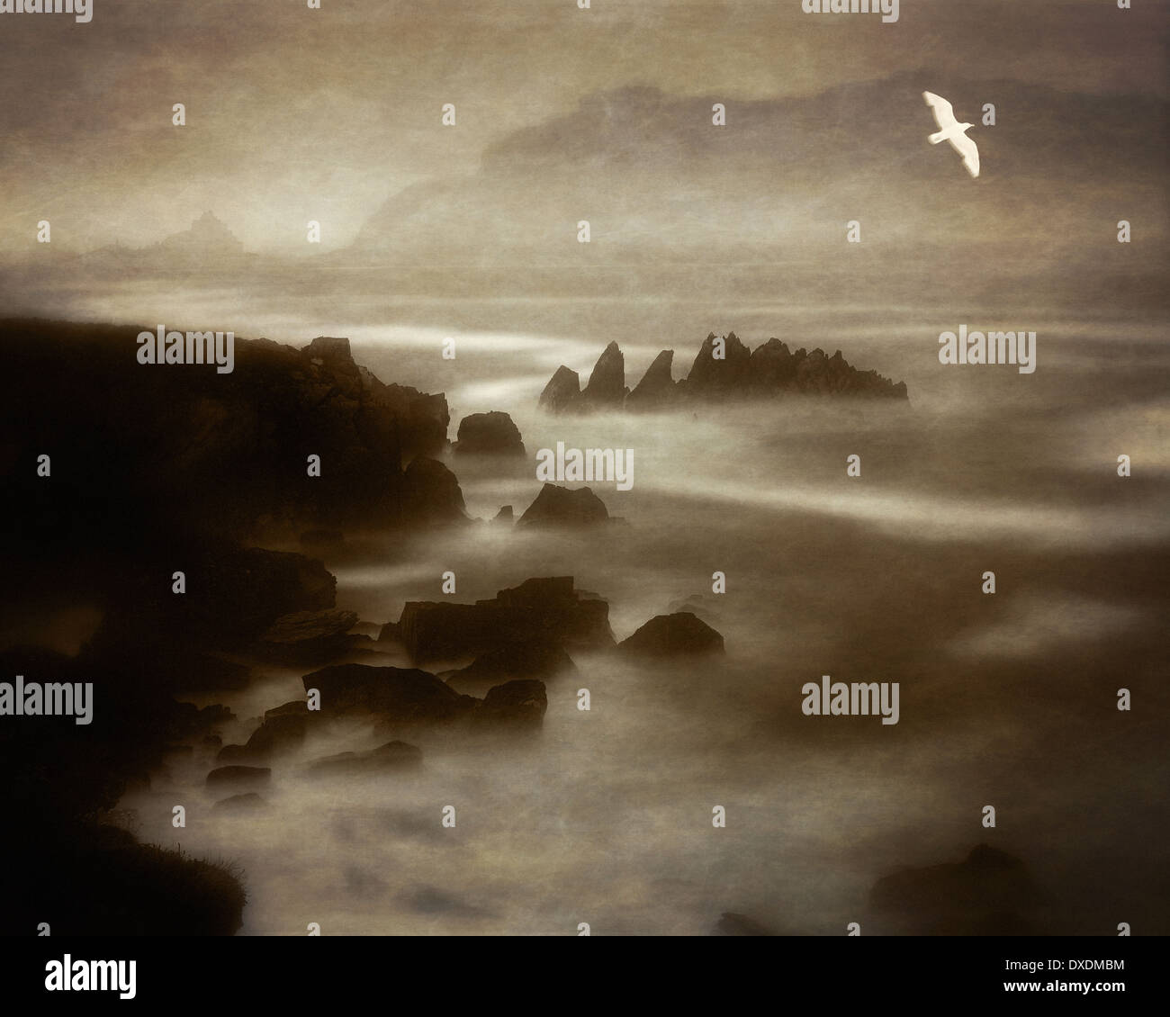 L'ART NUMÉRIQUE : Ballyferriter Bay, Co.Kerry, Rep. of Ireland Banque D'Images