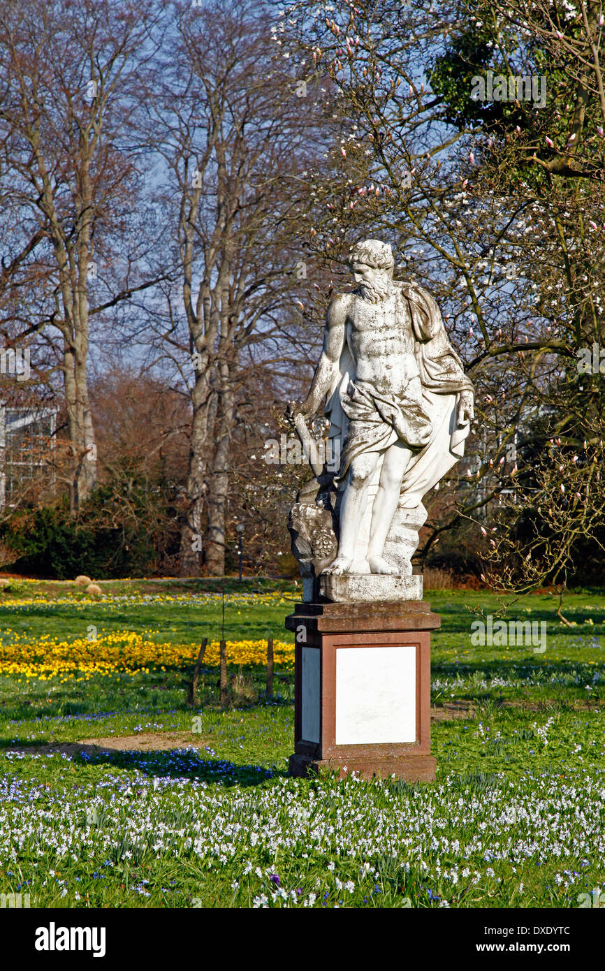 Sculpture, Palmengarten, Frankfurt am Main, Hesse, Allemagne Banque D'Images