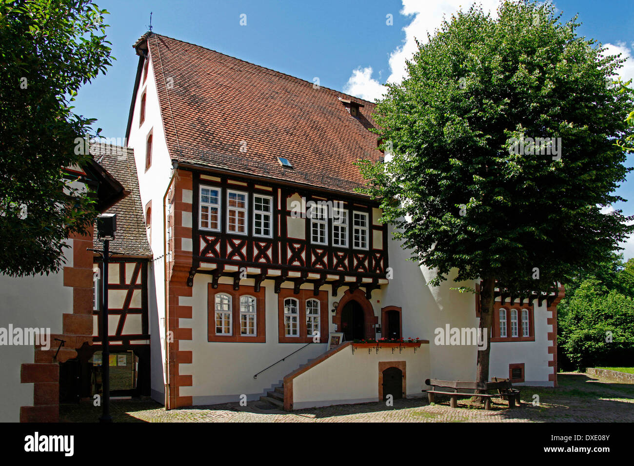 Frères Grimm House, musée, ancien Amtshaus, Bonaduz an der Strasse, district Main-Kinzig-Kreis, Hesse, Allemagne Banque D'Images