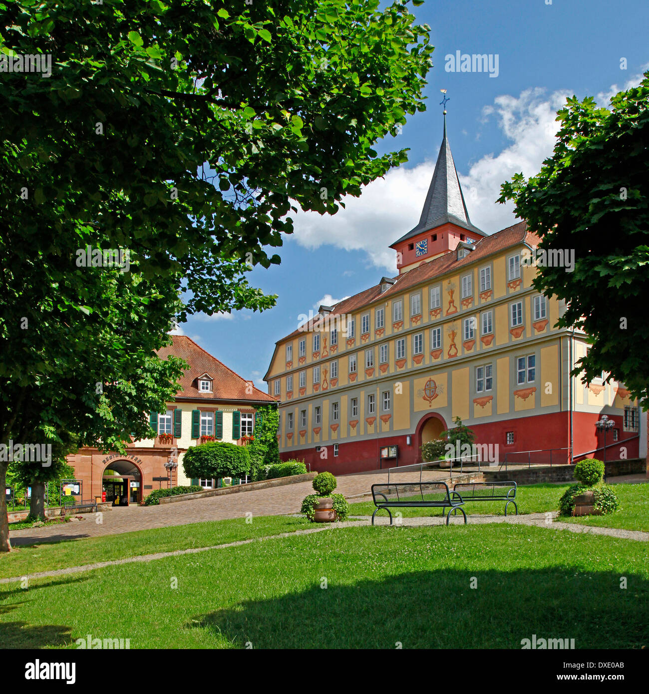 Château, Bad Konig, district Odenwaldkreis, Hesse, Allemagne / Bad König Banque D'Images