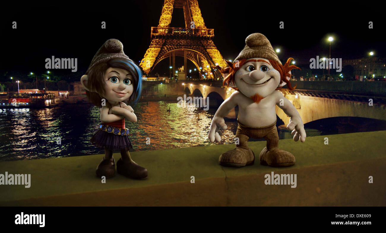 Les Schtroumpfs 2 Banque D'Images