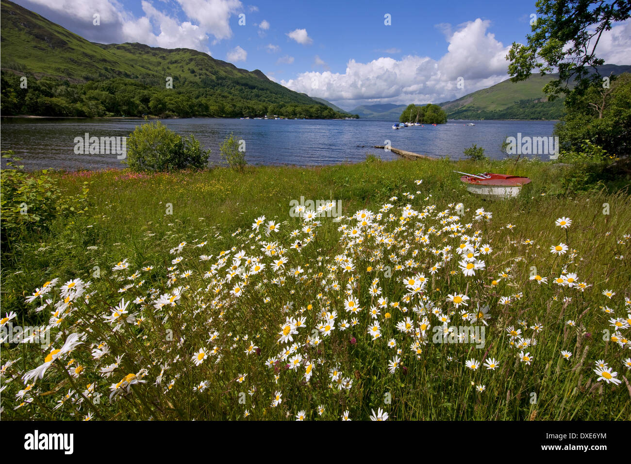 St Fillans, Loch Earn, Perthshire. Banque D'Images