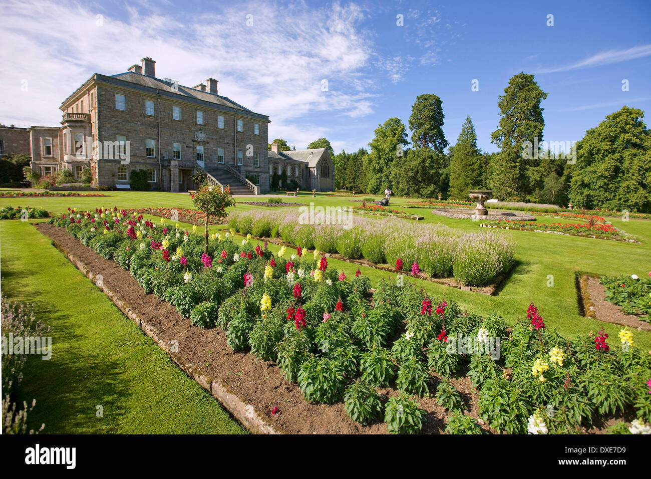 Haddo House nr Ellon, Aberdeenshire.Un William adam House, l'architecture géorgienne. Banque D'Images